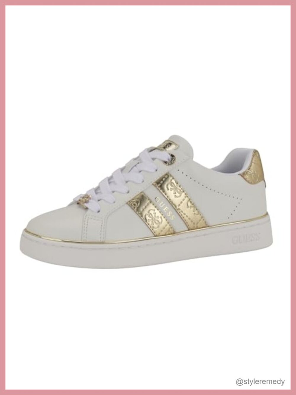 Faux Leather Lace-Up Platform Fashion Sneakers Casual Comfort